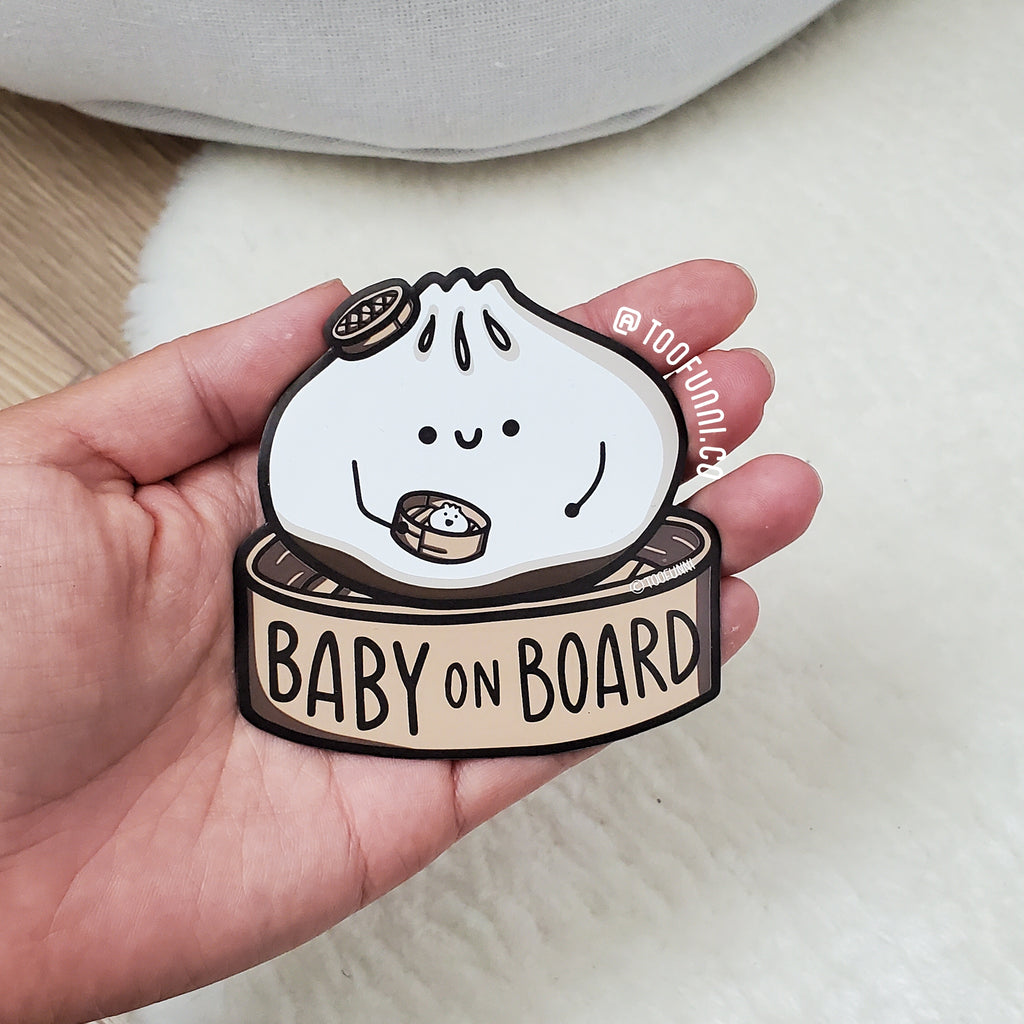 XLB BABY ON BOARD - 3” Magnet (Very Small! More for decoration than Caution Sign)