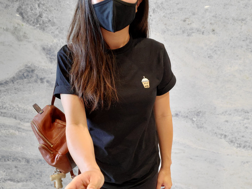*UNAVAILABLE until further notice* CHOOSE EMBROIDERED DESIGN - CLASSIC FIT Tee (Black or Grey)