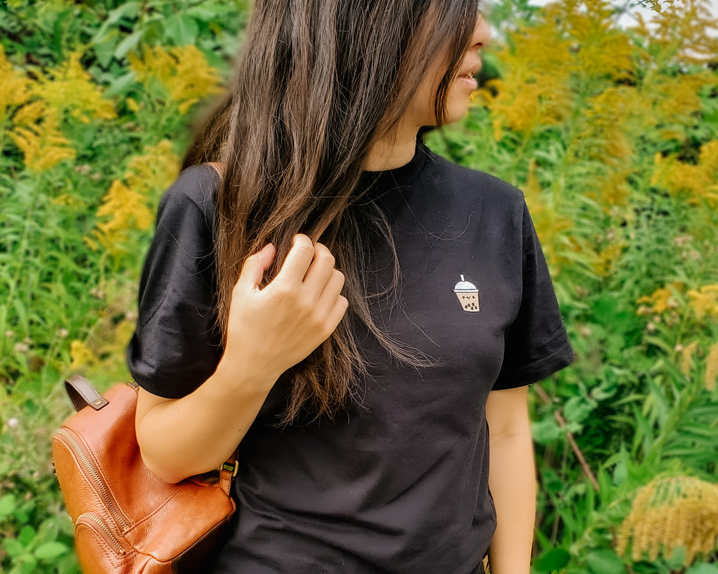 *UNAVAILABLE until further notice* CHOOSE EMBROIDERED DESIGN - CLASSIC FIT Tee (Black or Grey)