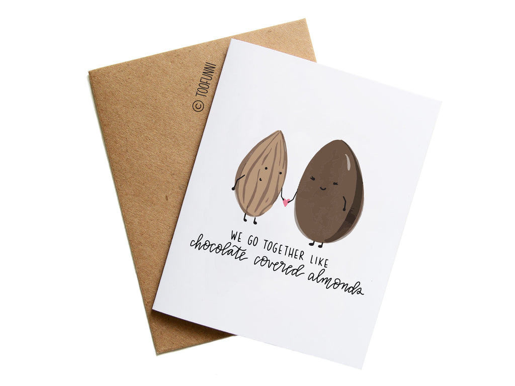 CHOCO COVERED ALMONDS - Card