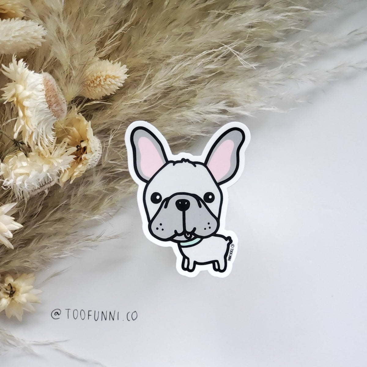 FRENCHIE - Vinyl Sticker – TOOFUNNI