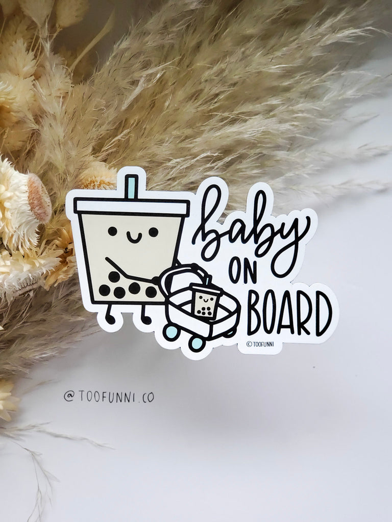 BBT BABY ON BOARD - Vinyl Sticker