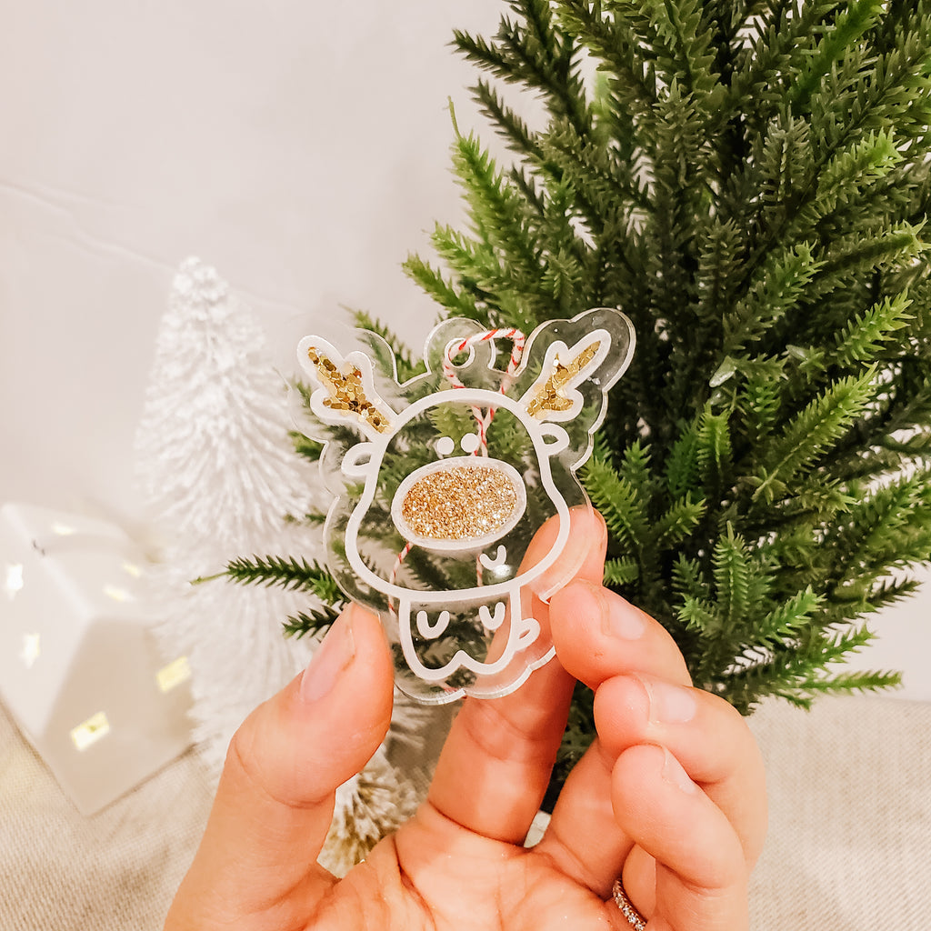 REINDEER - Handmade Acrylic Ornament
