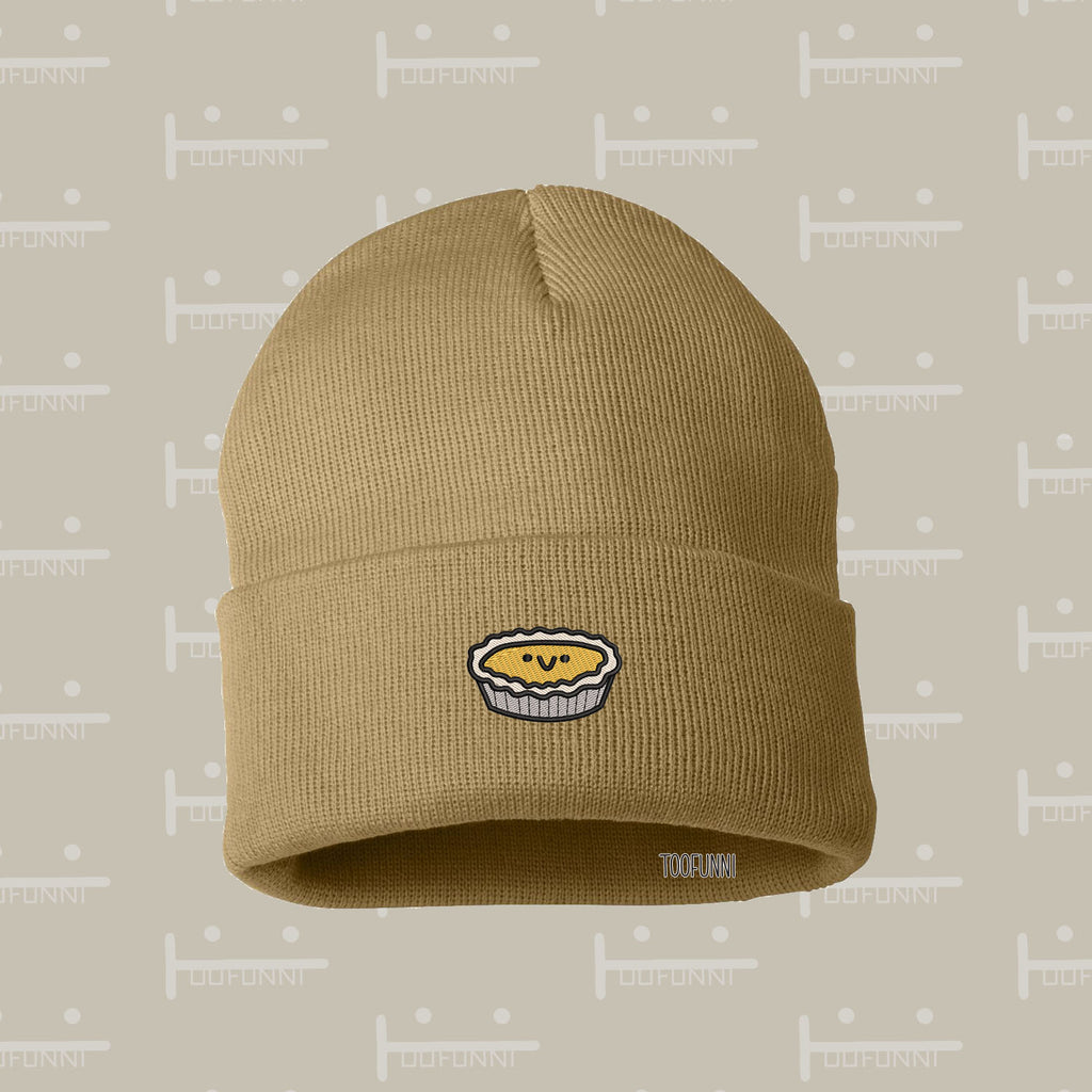 *UNAVAILABLE until further notice* CAMEL BEANIE - Choose Embroidered Design