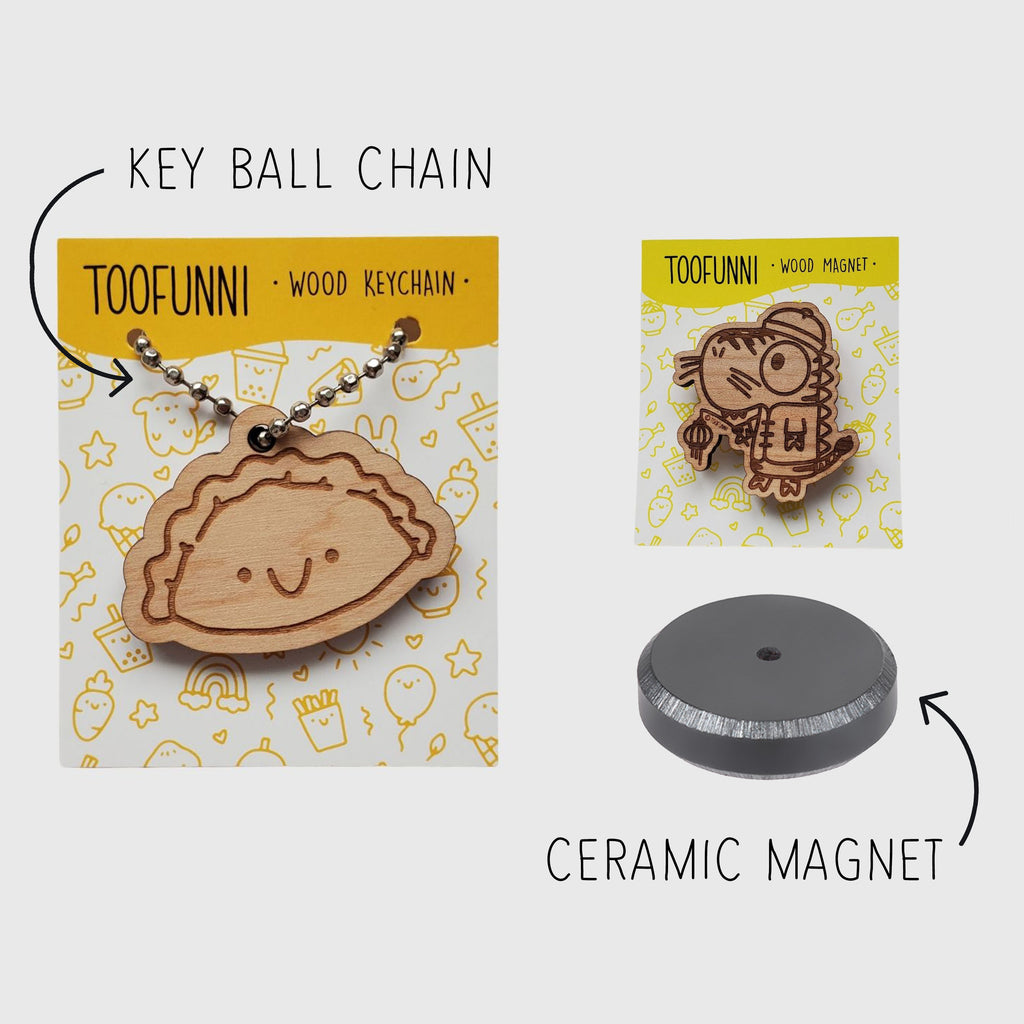 DUMPLING XLB - Wood Keychain or Magnet