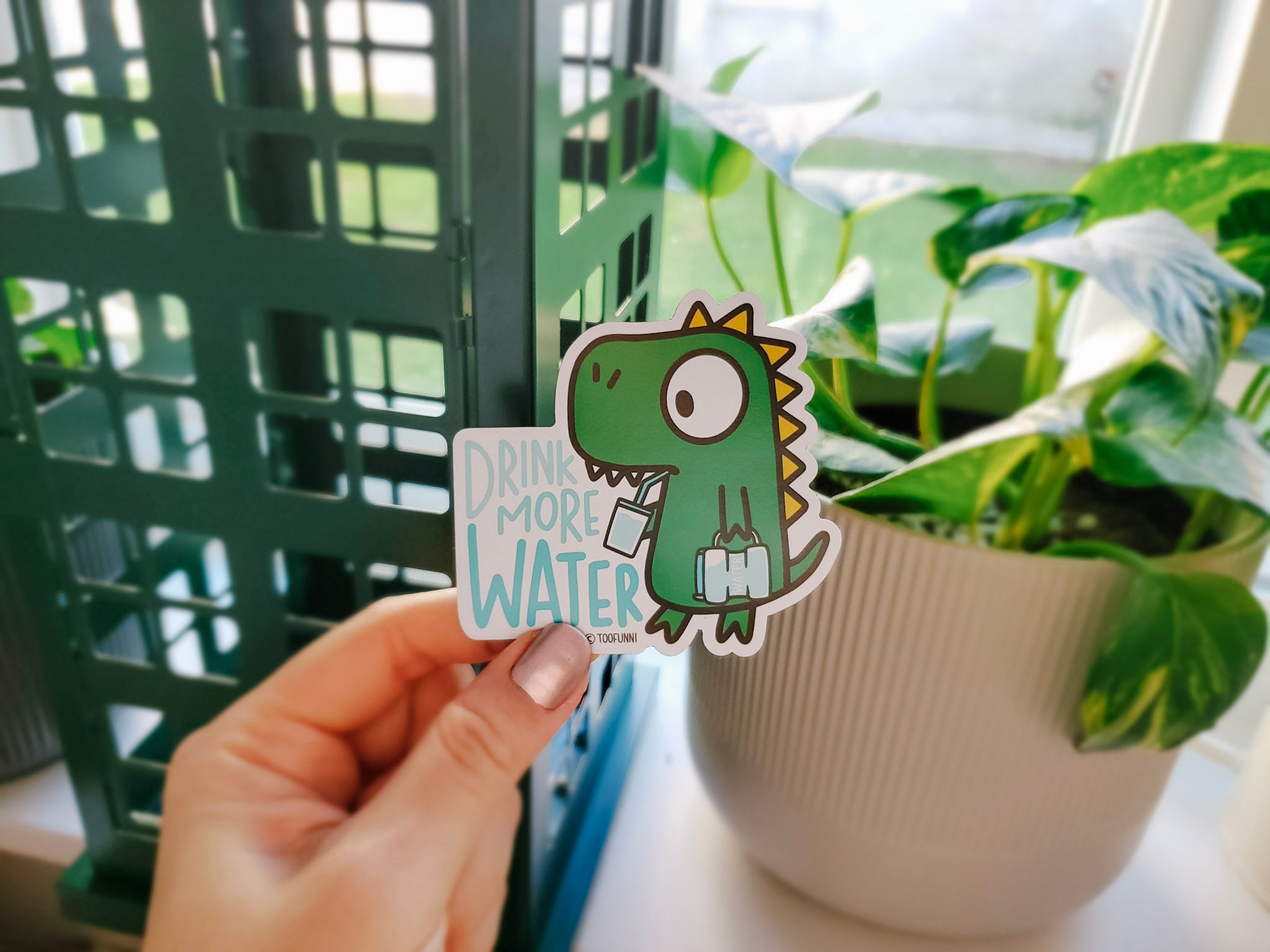 Drink More Water Sticker / Magnet