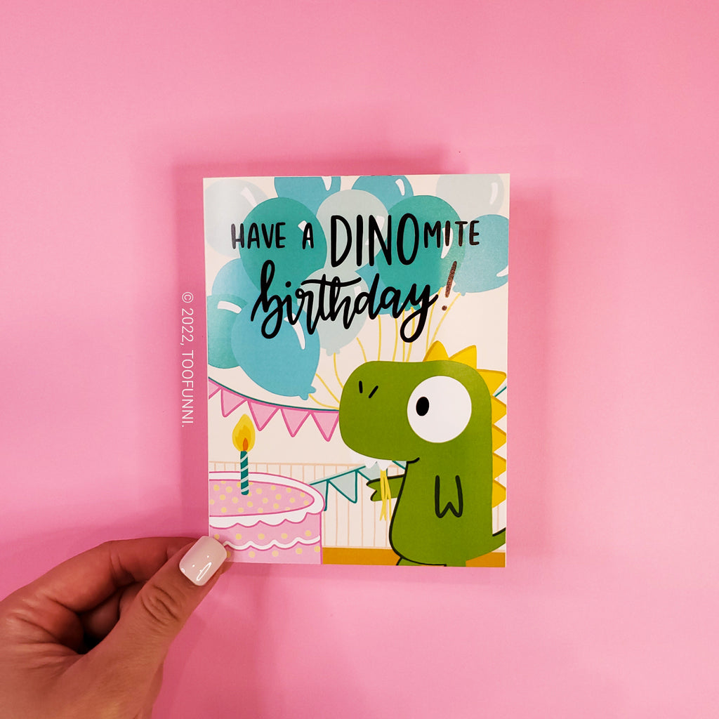DINOMITE BIRTHDAY - Card