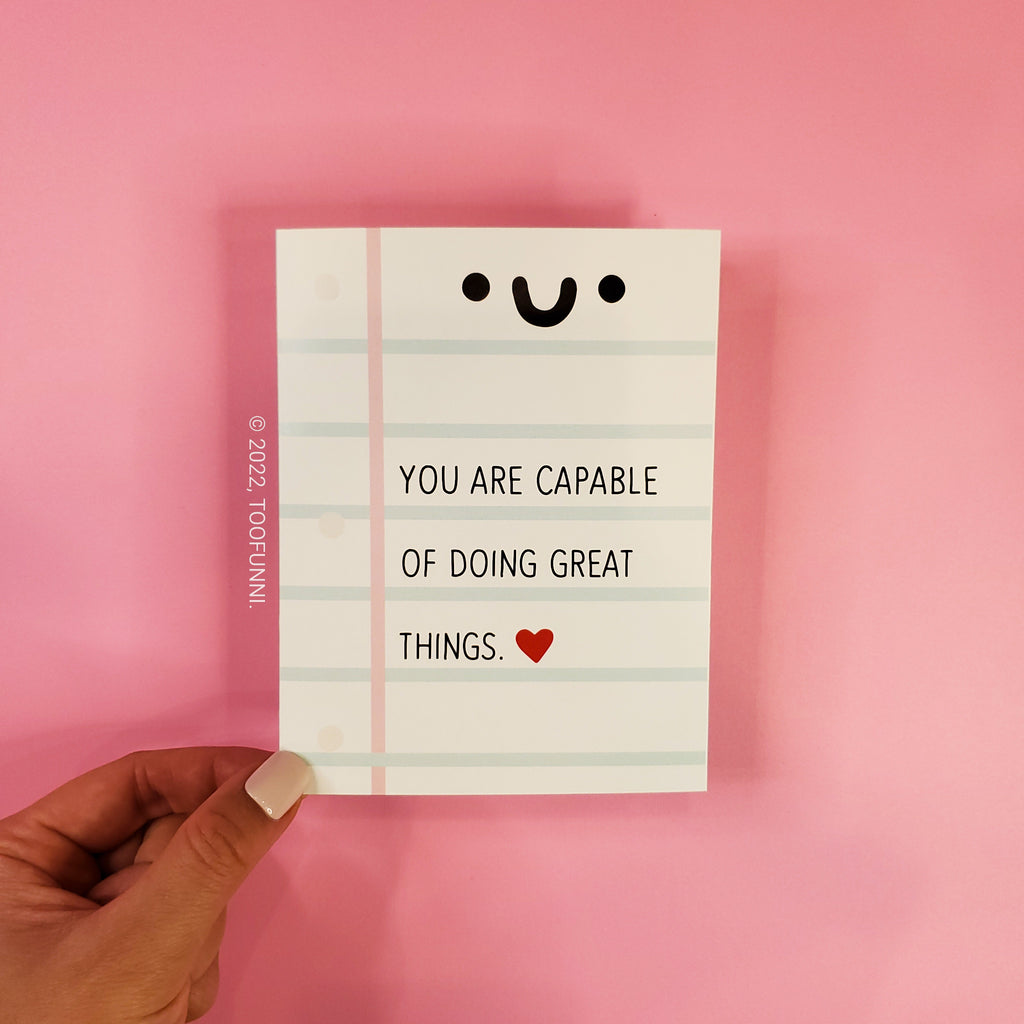 CAPABLE OF GREAT THINGS - Card