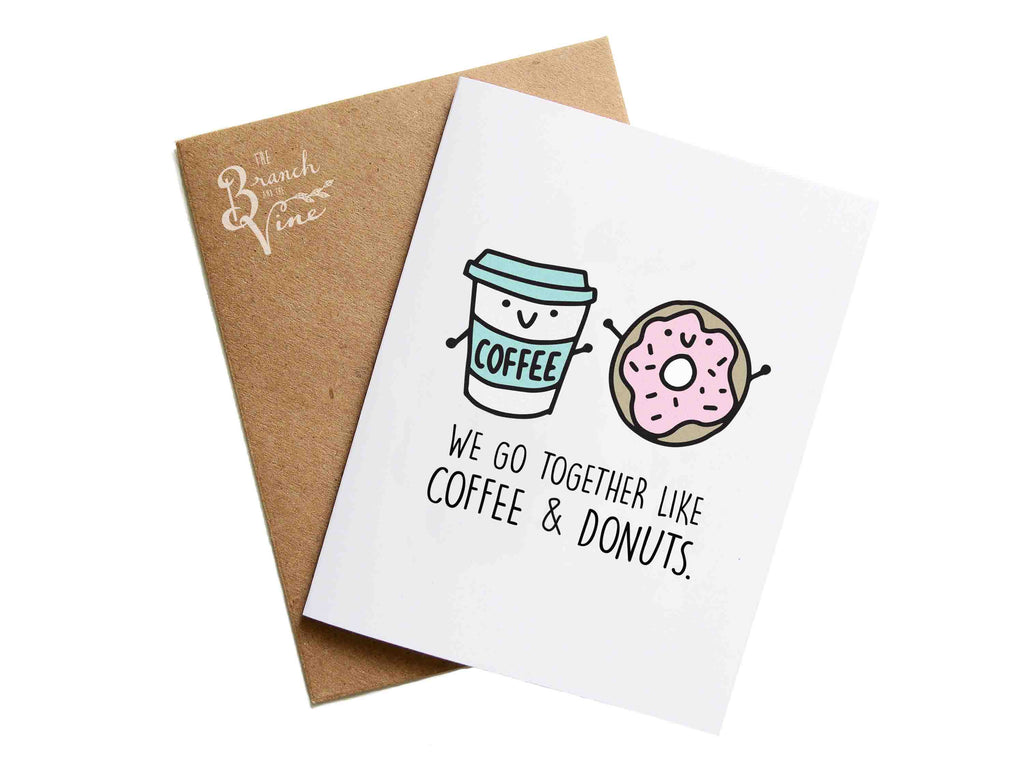 COFFEE DONUTS - Card