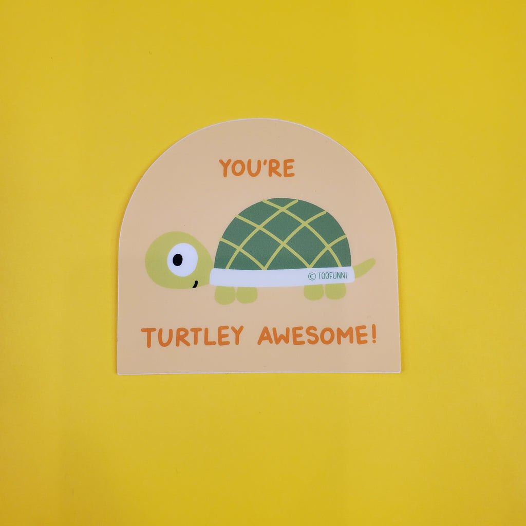 TURTLEY AWESOME - Vinyl Sticker